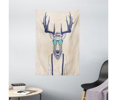 Hipster Cool Fun Animal Tapestry