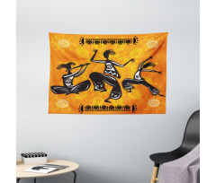 Native Dancer Tribal Wide Tapestry