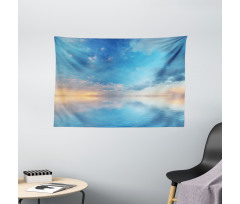 Ocean Horizon Clouds Sky Wide Tapestry