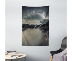 Milky Way Foggy Space Tapestry