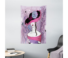 Floral Noble Lady Fashion Tapestry