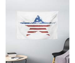 Stars Stripes Wide Tapestry