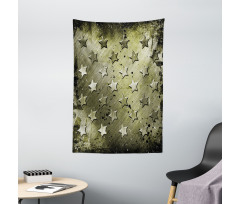 Grunge Effect Stars Tapestry