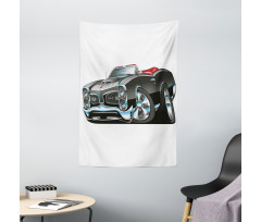 Nostalgic Sports Car Tapestry