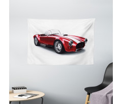 Old Fashioned Vintage Car Wide Tapestry