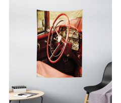 Antique Classic Car Tapestry