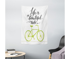 Life is a Bike Ride Tapestry