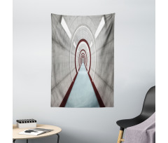 Futuristic Corridor Tapestry