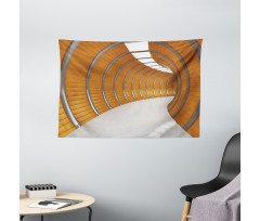 Geometric Long Tunnel Wide Tapestry
