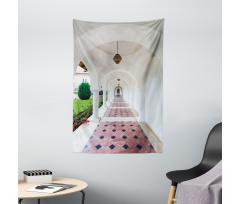 Arched Colonnade Hallway Tapestry