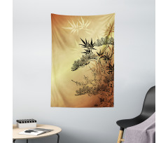 Bamboo Motifs Tapestry