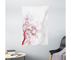 Magnolia Art Tapestry