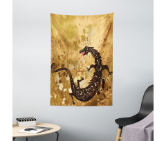 Grunge Floral Tapestry