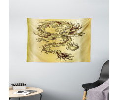 Chinese Eastern Myth Wide Tapestry