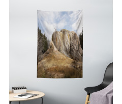 Rock Orange Spring Tapestry