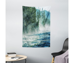 River Trees Nature Tapestry