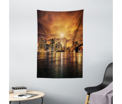 Manhattan at Sunset Tapestry