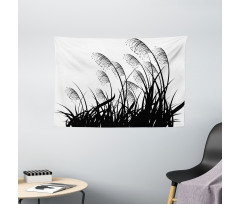 Bushes Wild Field Wide Tapestry