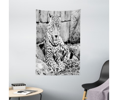Wild Tiger Jaguar Tapestry