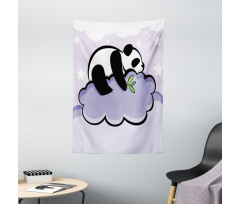 Sleeping Panda on Cloud Tapestry