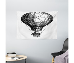 Balloon in the Sky Wide Tapestry