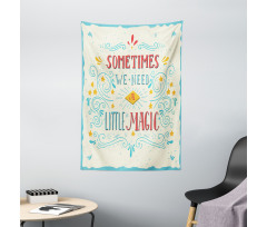 Magic Words Art Tapestry