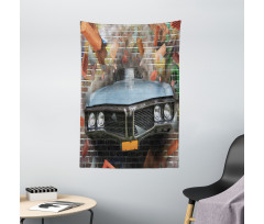 Graffiti Style Street Art Tapestry