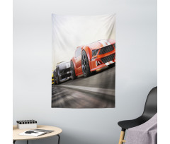 Sports Highway Competition Tapestry