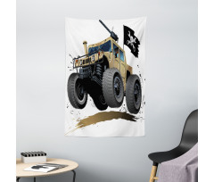 Off Road Safari Truck Tapestry