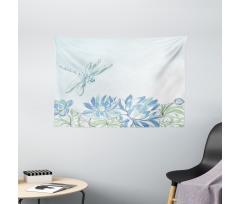 Waterlilies Nature Wide Tapestry