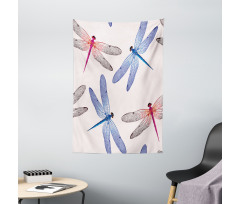 Dragonfly Wings Art Tapestry