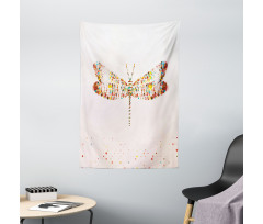 Majestic Dragonfly Art Tapestry