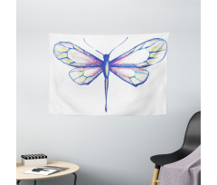 Butterfly Design Art Wide Tapestry