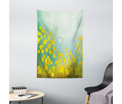 Daisies and Dragonflies Tapestry