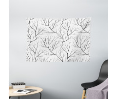 Winter Tree Wide Tapestry