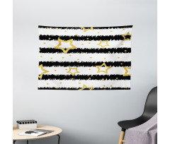 Dots Stripes Celebration Wide Tapestry