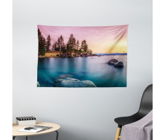Tranquil Serene View Wide Tapestry