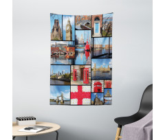 City Landmarks Floral Tapestry