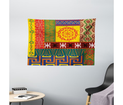 Primitive Tribal Wide Tapestry