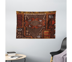 Aboriginal Cave Wide Tapestry