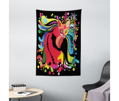 Futuristic Rainbow Tapestry