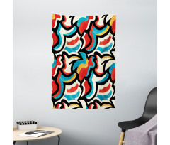 Retro Modern Urban Tapestry