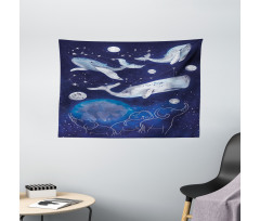 Space Universe Planet Wide Tapestry