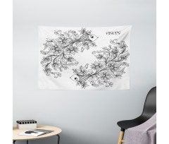 Astrology Pisces Sign Wide Tapestry