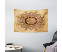 Astrology Aged Wide Tapestry