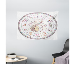 Astrological Horoscope Wide Tapestry