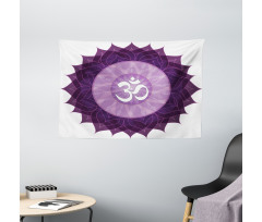 Letter Chakra Wide Tapestry