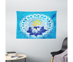 Ancient Sign Art Arrangement Wide Tapestry