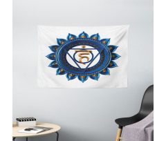 Vintage Chakra Power Boho Wide Tapestry