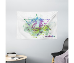 Healing Soul Mystic Energy Wide Tapestry